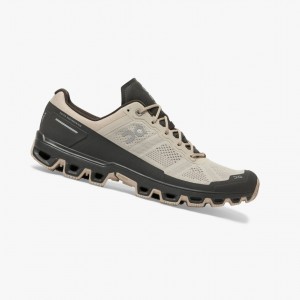 Beige Men's On Running Cloudventure Trail Running Shoes | 651382-LDA