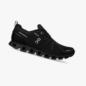 Black Men's On Running Cloud 5 Waterproof Running Shoes | 495036-BGJ