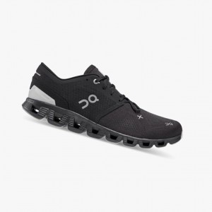 Black Men's On Running Cloud X 3 Training Shoes | 285167-GAU