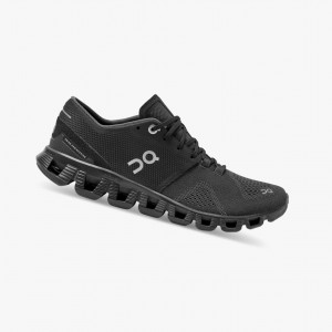 Black Women's On Running Cloud X Training Shoes | 123058-GIX