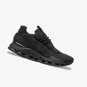 Black Women's On Running Cloudnova Sneakers | 815923-KFR