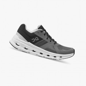 Black Women's On Running Cloudrunner Running Shoes | 094185-PEV