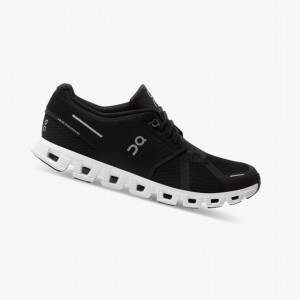 Black / White Men's On Running Cloud 5 Running Shoes | 256930-YVU