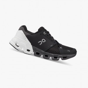 Black / White Women's On Running Cloudflyer 4 Running Shoes | 349856-PMG