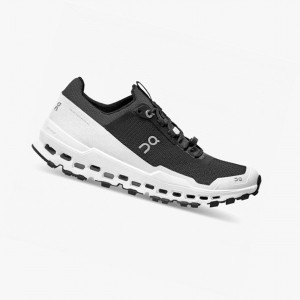 Black / White Women's On Running Cloudultra Trail Running Shoes | 289540-XJU