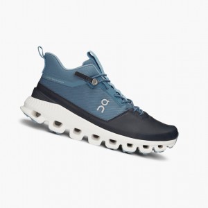 Blue Women's On Running Cloud Hi Road Running Shoes | 150762-ARX