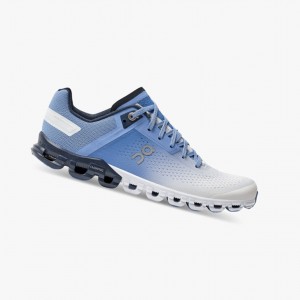 Blue / White Women's On Running Cloudflow Training Shoes | 106495-INU