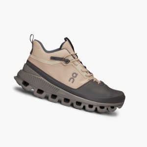 Brown Women's On Running Cloud Hi Road Running Shoes | 907425-RJV