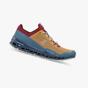 Brown / Navy Men's On Running Cloudultra Trail Running Shoes | 435970-GAF