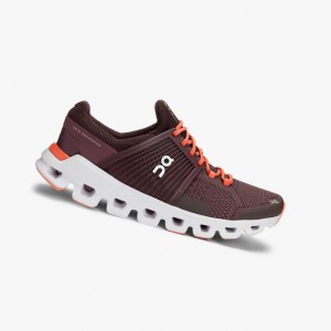 Burgundy Women's On Running Cloudswift Road Running Shoes | 583417-RHJ