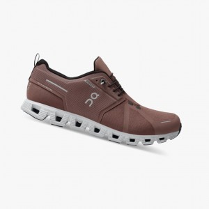 Cocoa/Frost Men's On Running Cloud 5 Waterproof Running Shoes | 470385-IAR