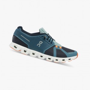 Dust/Ink Men's On Running Cloud 5 Push Running Shoes | 130298-FEL