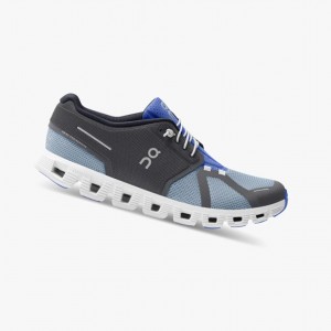 Eclipse/Chambray Men's On Running Cloud 5 Push Running Shoes | 384762-HYK