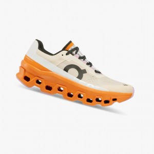 Fawn/Turmeric Women's On Running Cloudmonster Training Shoes | 298075-IBN