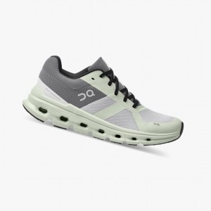 Frost/Aloe Women's On Running Cloudrunner Running Shoes | 539764-BJS