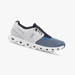 Frost/Metal Women's On Running Cloud 5 Fuse Running Shoes | 840167-OXW