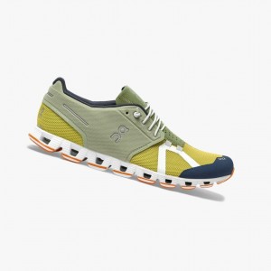 Green Men's On Running Cloud 70 | 30 Road Running Shoes | 342108-GLP