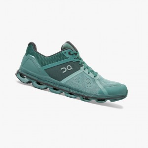 Green Men's On Running Cloudace Road Running Shoes | 764158-FUR