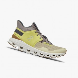 Green Women's On Running Cloud Hi Edge Road Running Shoes | 504269-EKQ