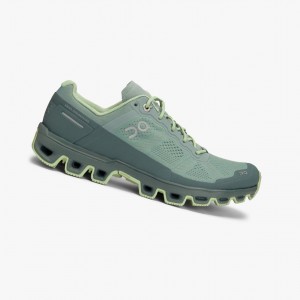 Green Women's On Running Cloudventure Trail Running Shoes | 502149-RDX