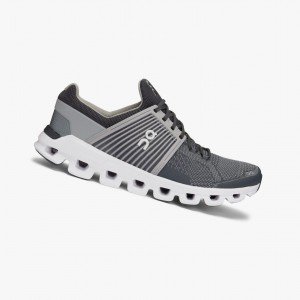 Grey Men's On Running Cloudswift Road Running Shoes | 758109-LHA