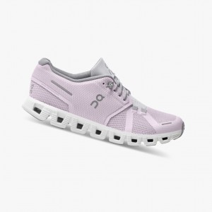 Lily/Frost Women's On Running Cloud 5 Running Shoes | 618734-MIU