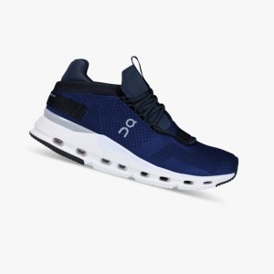 Navy / White Men's On Running Cloudnova Sneakers | 462189-NWP