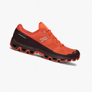 Orange Men's On Running Cloudventure Trail Running Shoes | 394762-ZKW