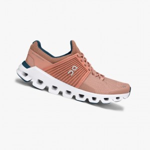 Pink Women's On Running Cloudswift Road Running Shoes | 492601-QPR