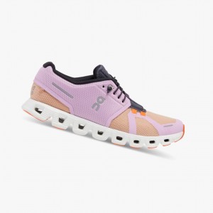 Rose Women's On Running Cloud 5 Push Running Shoes | 901867-DNG