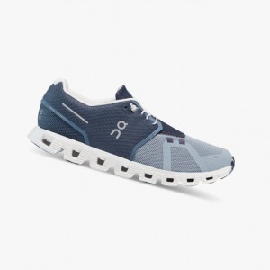 Storm/Chambray Men's On Running Cloud 5 Fuse Running Shoes | 596417-UDC