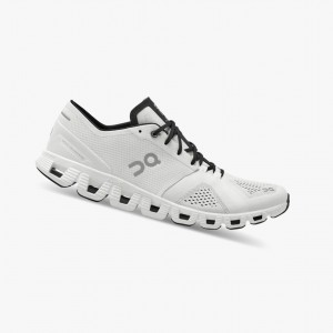 White Men's On Running Cloud X Training Shoes | 746950-GXU