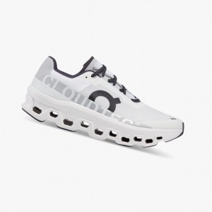 White Men's On Running Cloudmonster Training Shoes | 713625-LPN