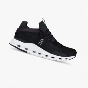 White Men's On Running Cloudnova Sneakers | 683207-SPY