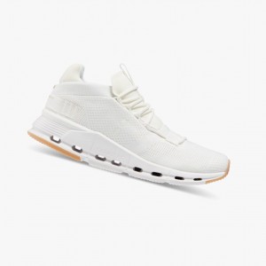 White Men's On Running Cloudnova Sneakers | 314528-ZQG