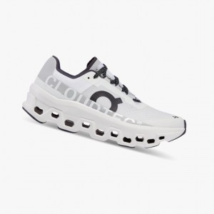 White Women's On Running Cloudmonster Training Shoes | 560821-SVF