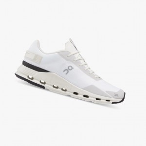 White Women's On Running Cloudnova Form Running Shoes | 579214-KTZ