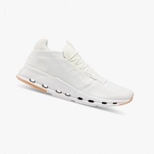 White Women's On Running Cloudnova Sneakers | 053689-ZBJ