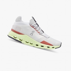 White Women's On Running Cloudnova Sneakers | 825417-EKQ