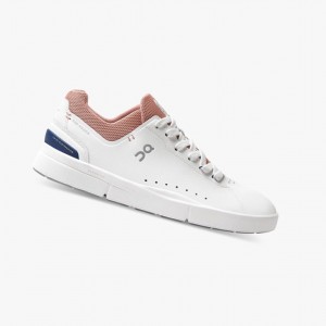 White Women's On Running THE ROGER Advantage Sneakers | 586937-AXR