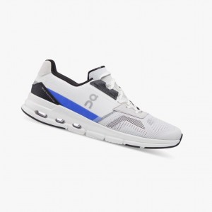 White / Deep Blue Men's On Running Cloudrift Running Shoes | 164098-LSQ