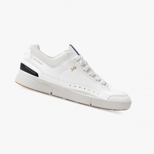 White / Indigo Women's On Running THE ROGER Centre Court Sneakers | 248590-JXG