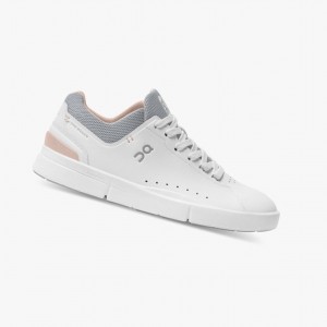 White / Rose Women's On Running THE ROGER Advantage Sneakers | 423187-WSX