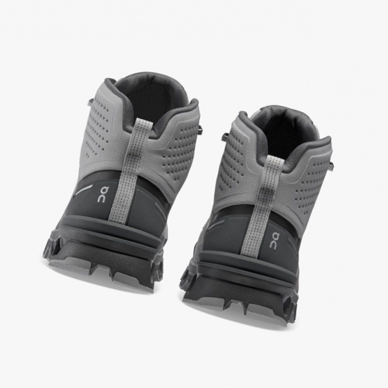 Alloy/Eclipse Men's On Running Cloudrock 2 Waterproof Hiking Boots | 786029-GPX