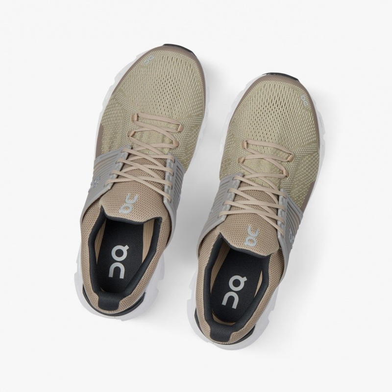 Beige Men's On Running Cloudswift Road Running Shoes | 278091-ADN