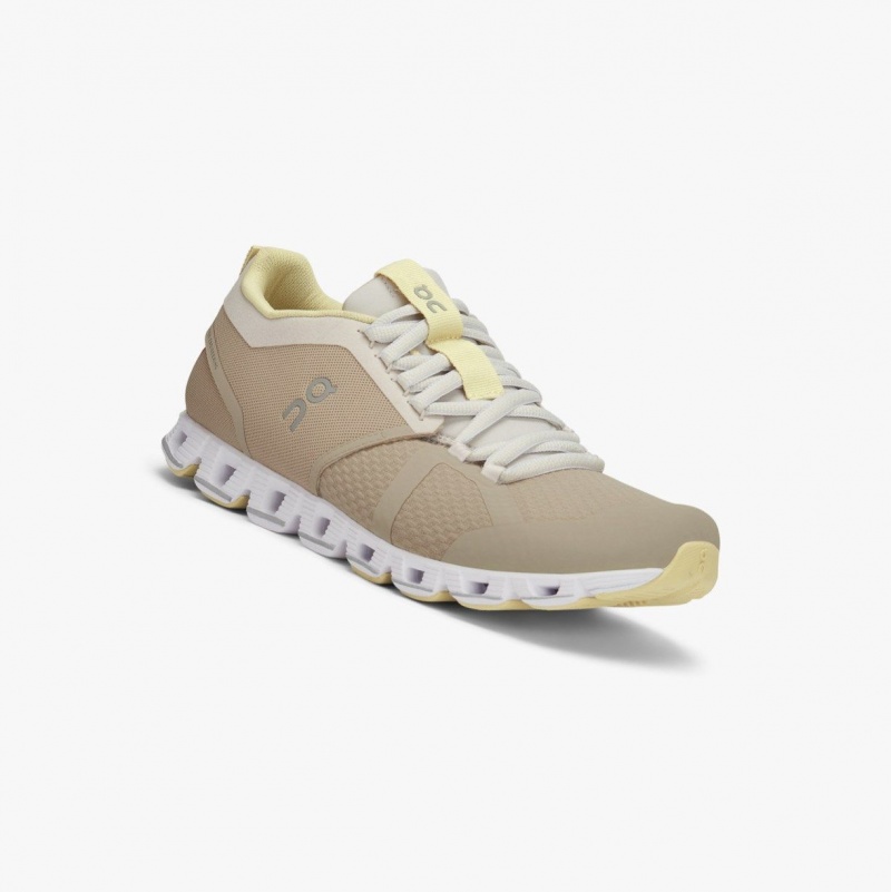 Beige Women's On Running Cloud Beam Road Running Shoes | 304178-XGI