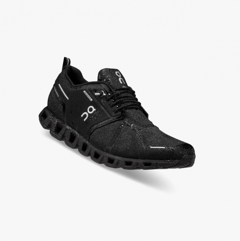 Black Men's On Running Cloud 5 Waterproof Running Shoes | 495036-BGJ