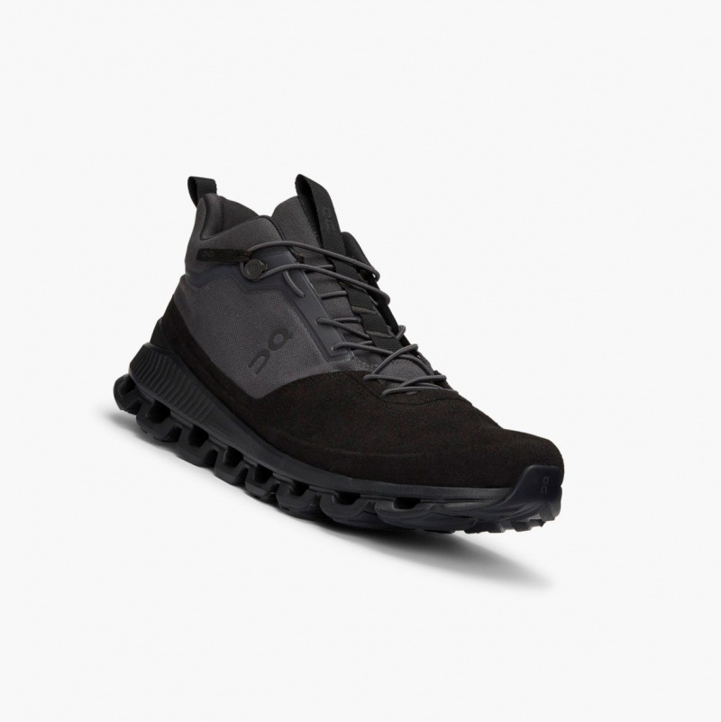 Black Men's On Running Cloud Hi Road Running Shoes | 240378-SFO