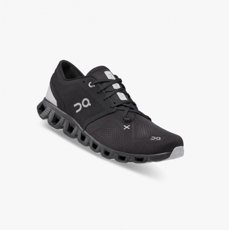 Black Men's On Running Cloud X 3 Training Shoes | 285167-GAU