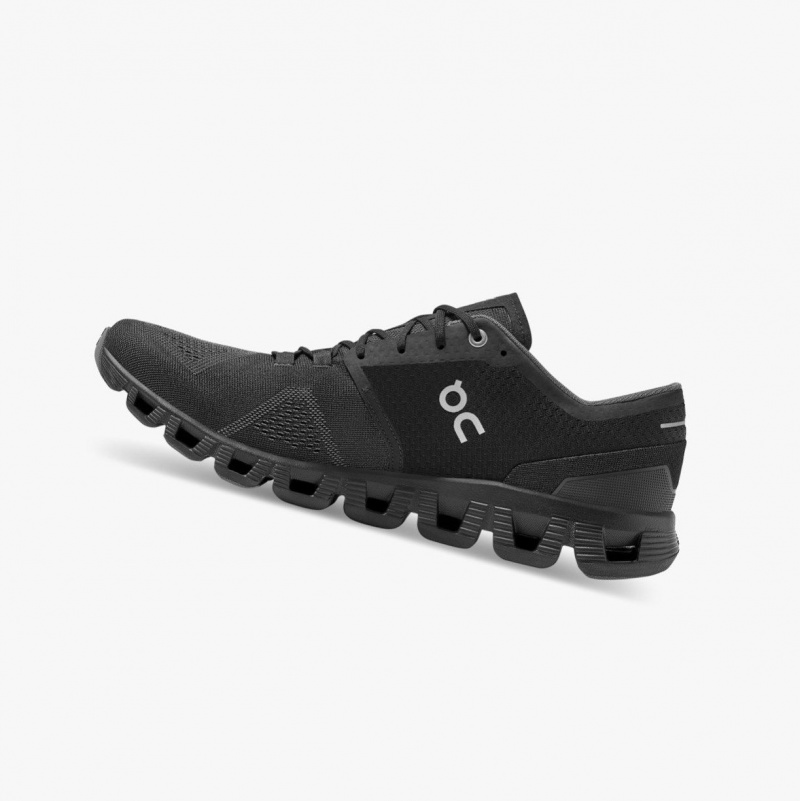 Black Men's On Running Cloud X Training Shoes | 410783-UQN